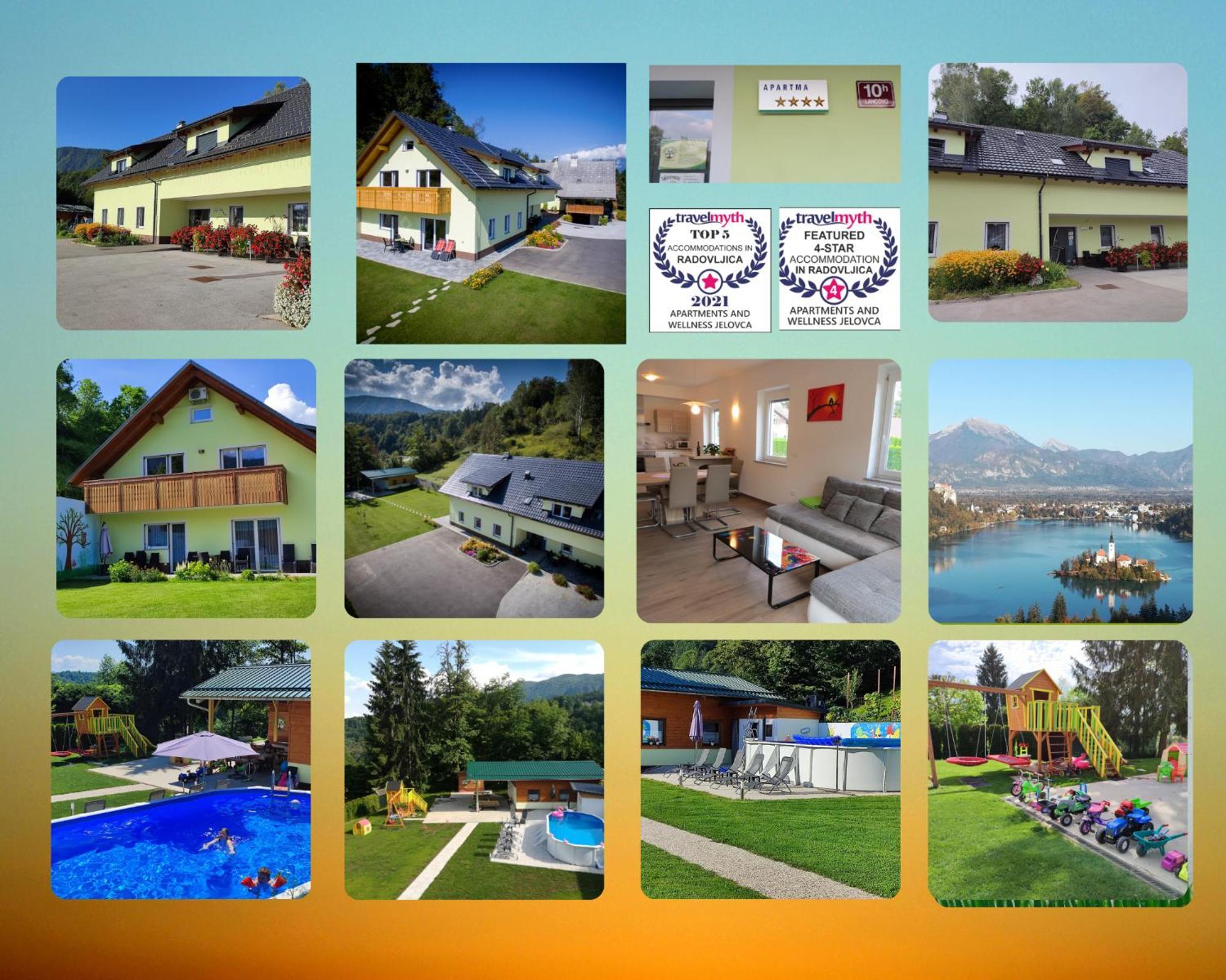 Apartments And Wellness Jelovca Radovljica Esterno foto